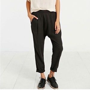 Black BDG Slouchy Harem “Porter” Pants